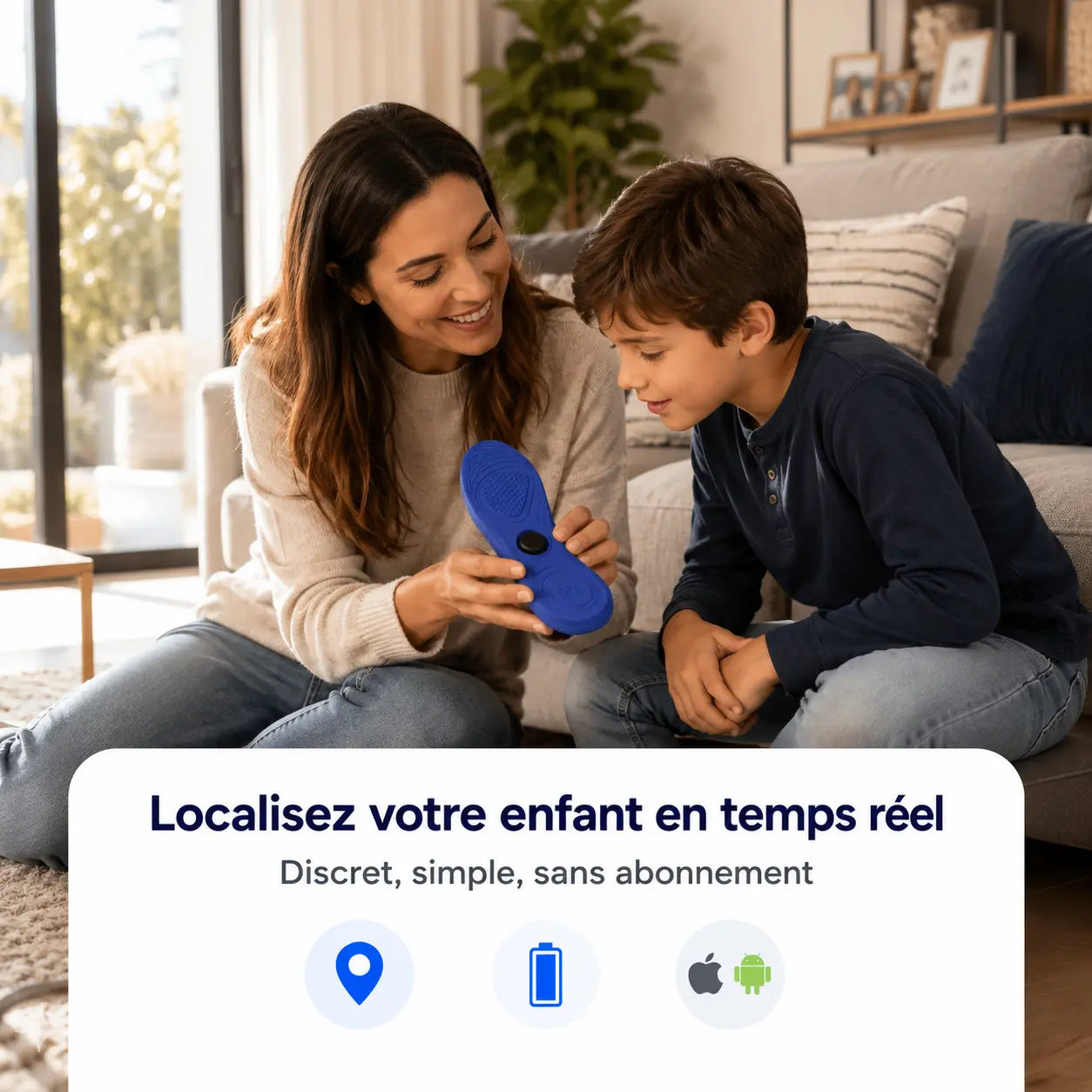 Semelle GPS - localisez votre enfant en temps réel